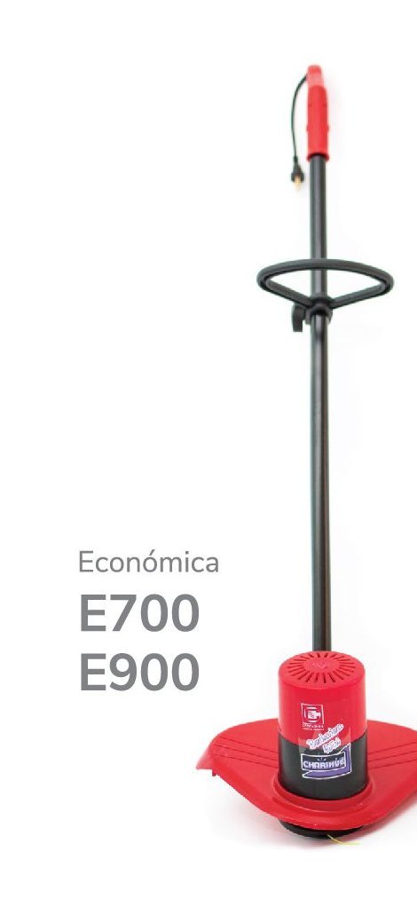 Bordeadora de césped eléctrica Charihué Económica E700 E900, industria argentina
